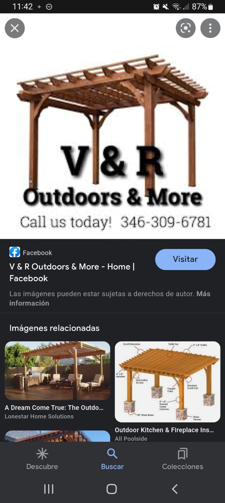 Logo for V & R Outdoors and more