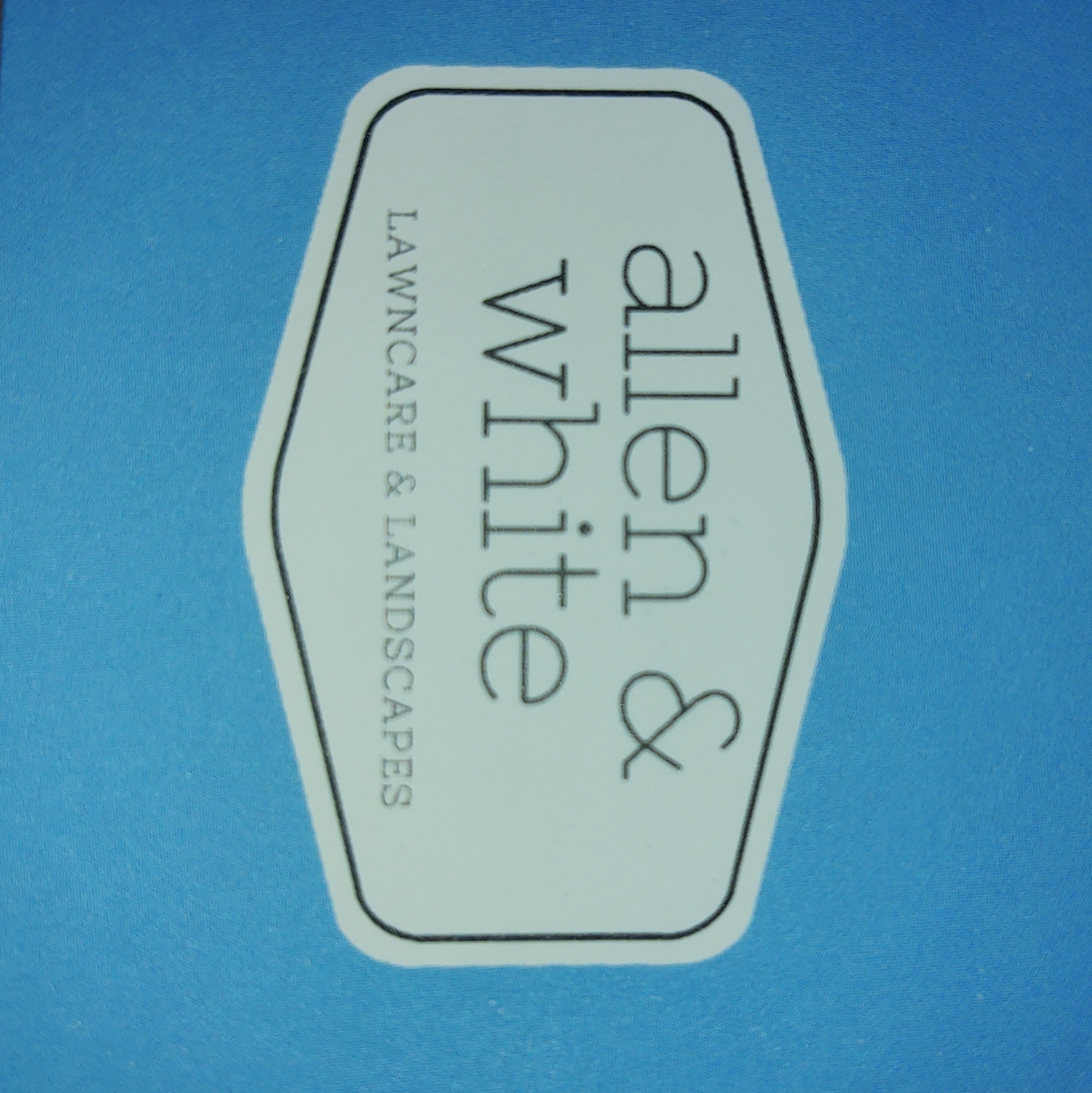 Allen and White Lawncare and Landscapes logo