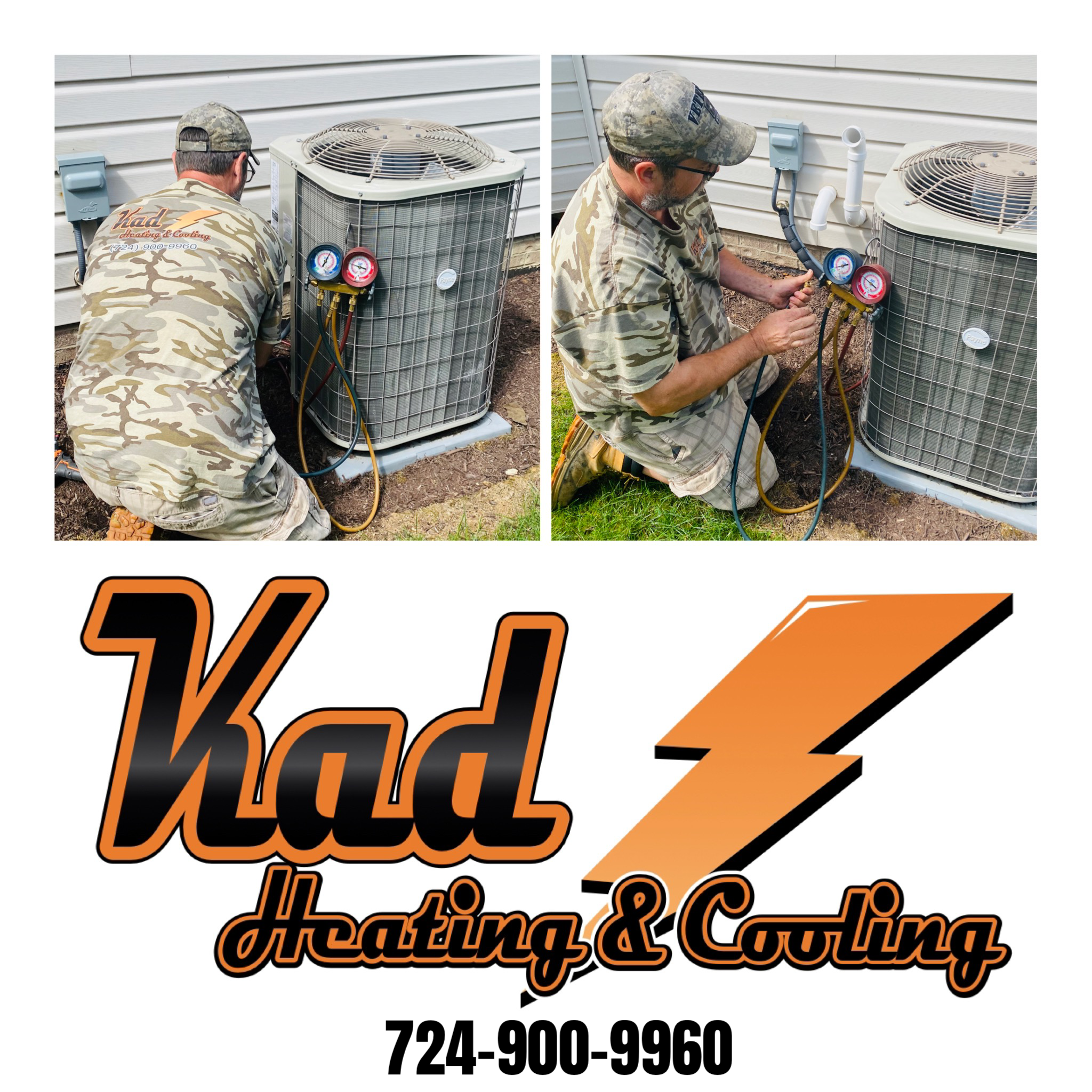 Kad Heating and Cooling logo