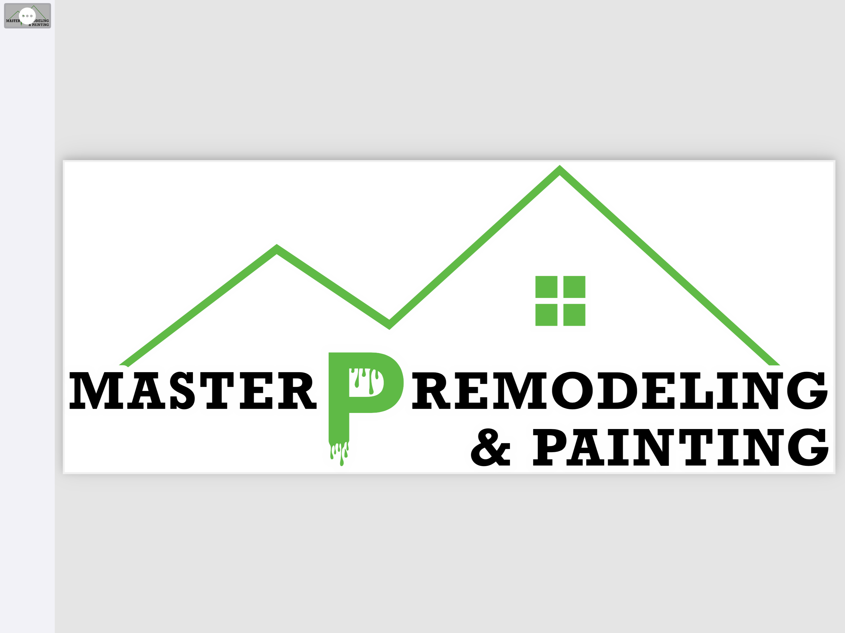 Master P Remodeling and Painting logo