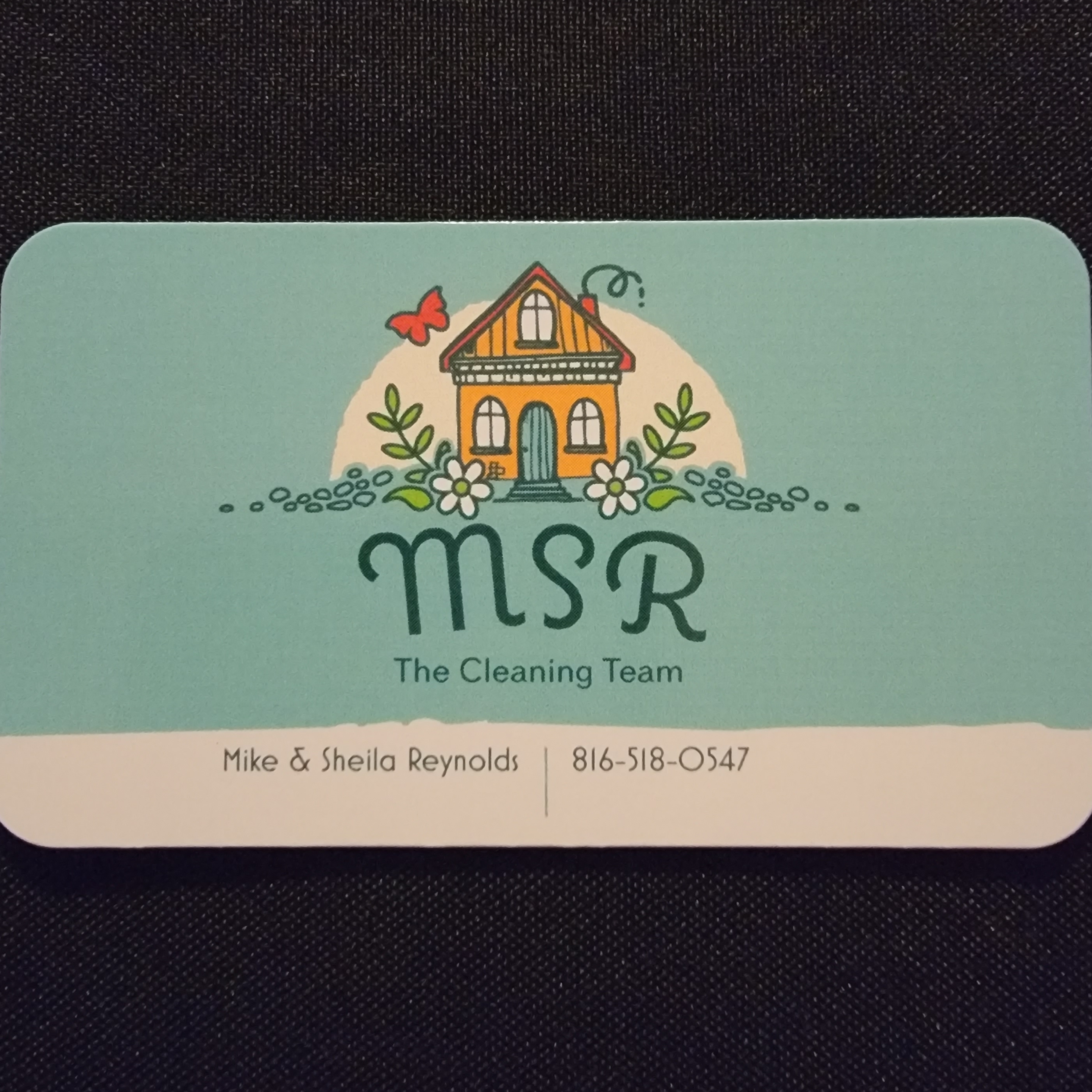 Logo for MSR The Cleaning Team