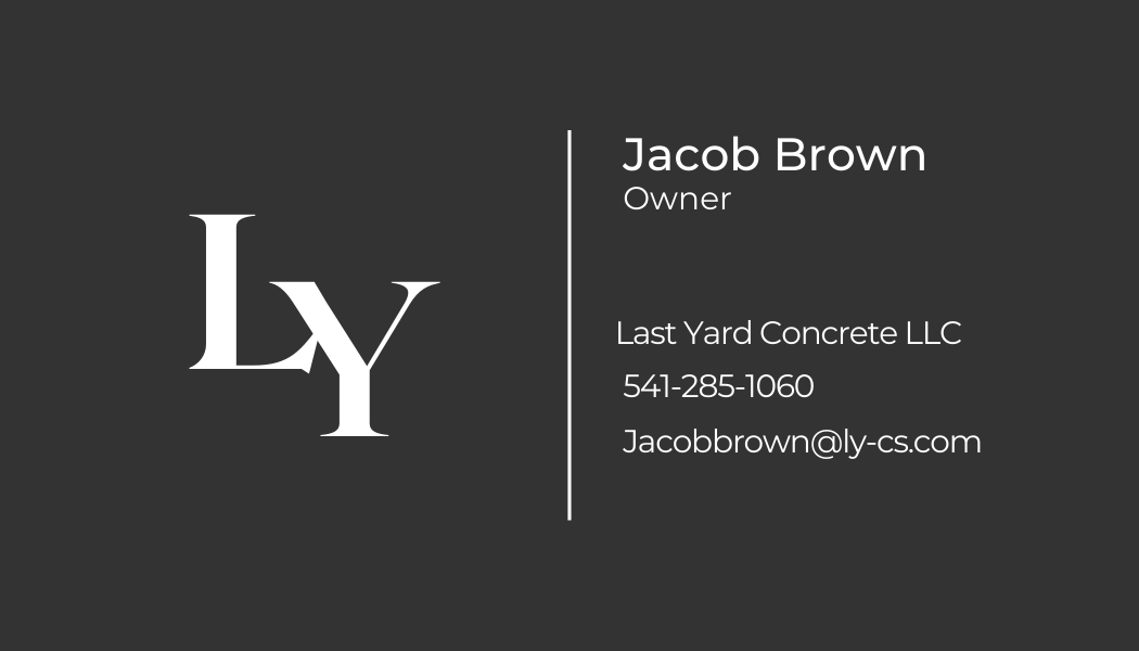 Logo for Last Yard Concrete llc