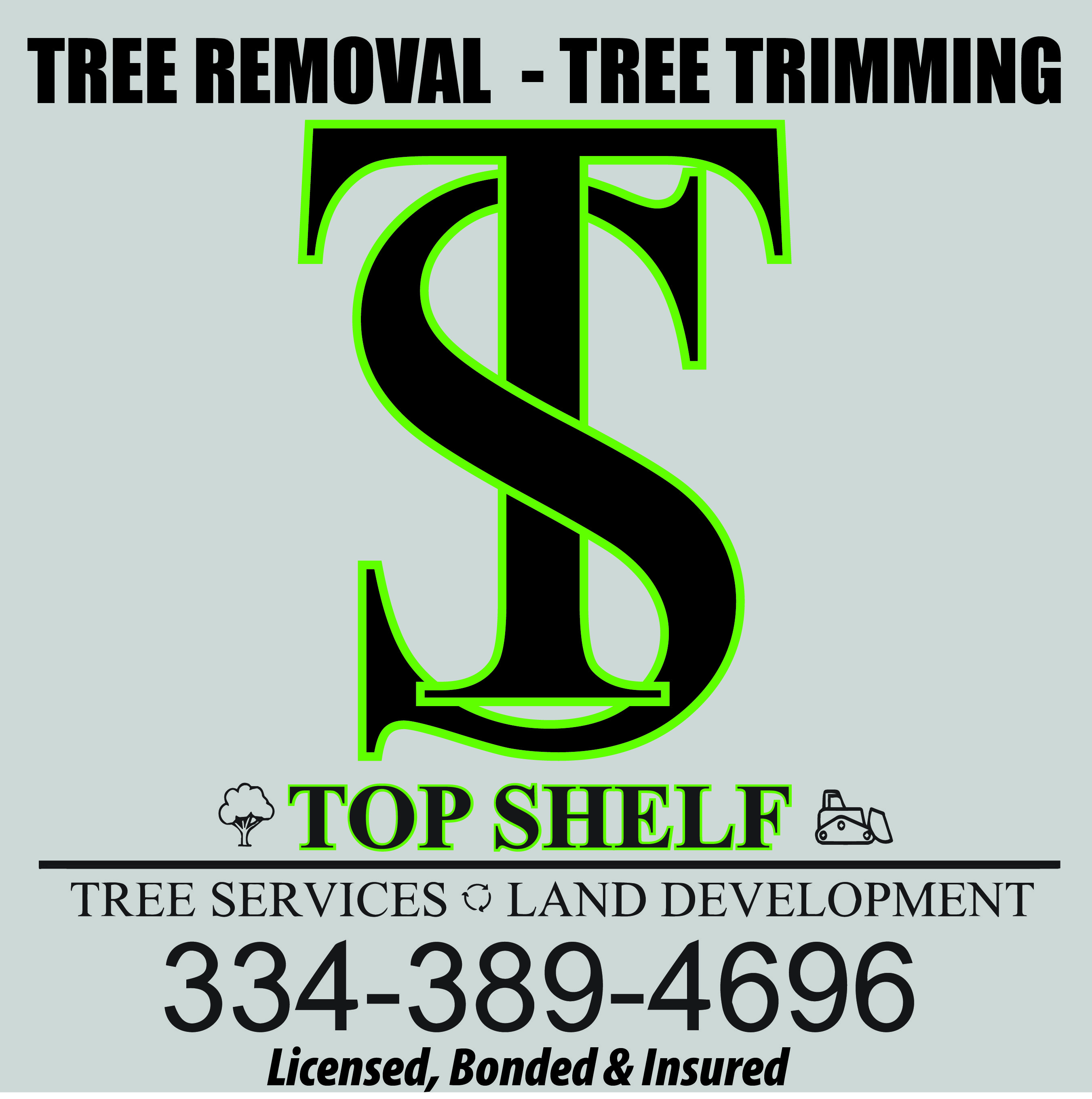 Top Shelf Tree Services and Land Development logo