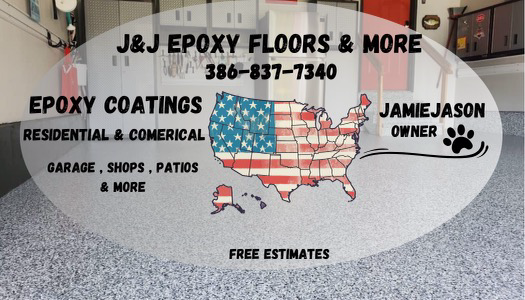 Logo for J & J Epoxy Floors and More