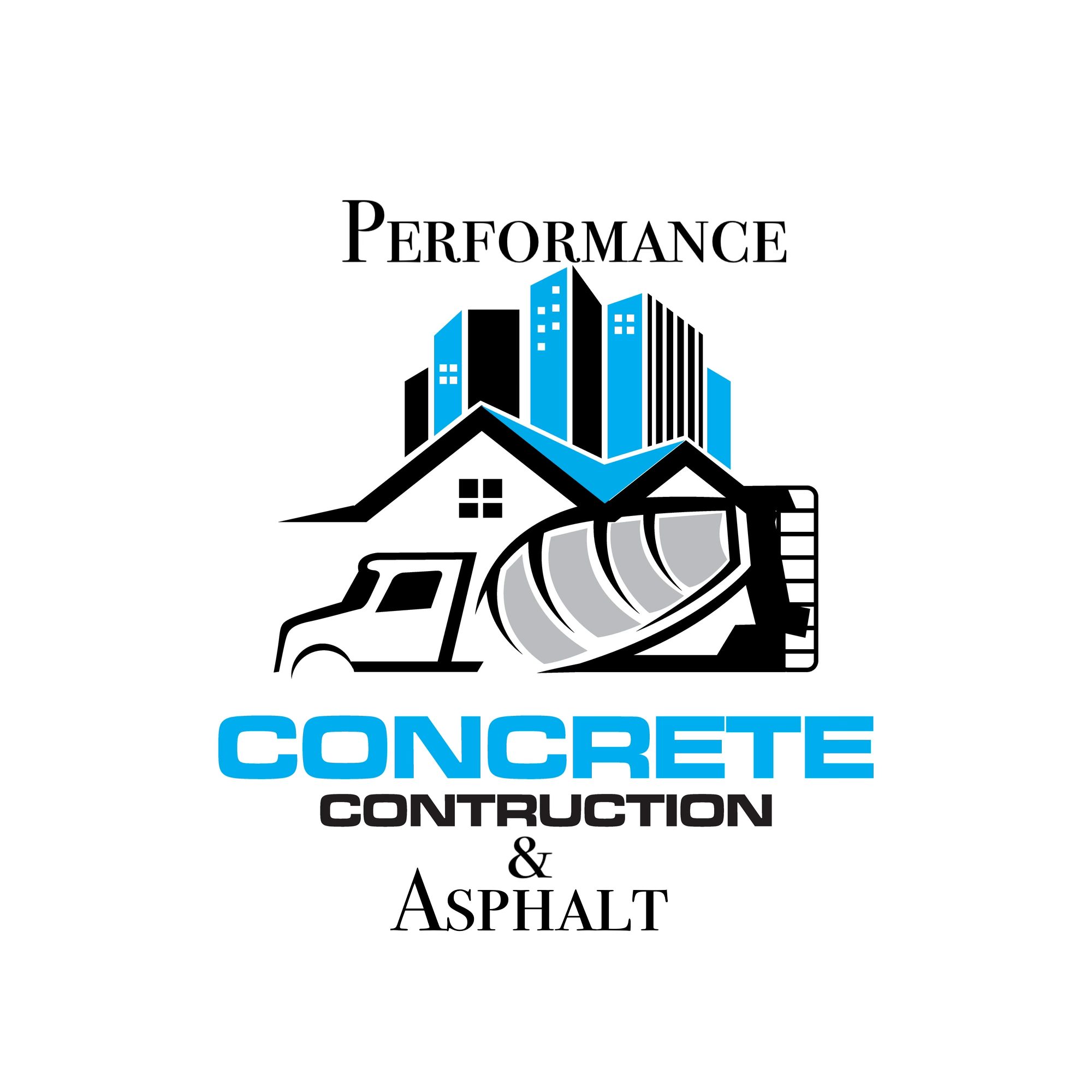 Performance asphalt & concrete  logo