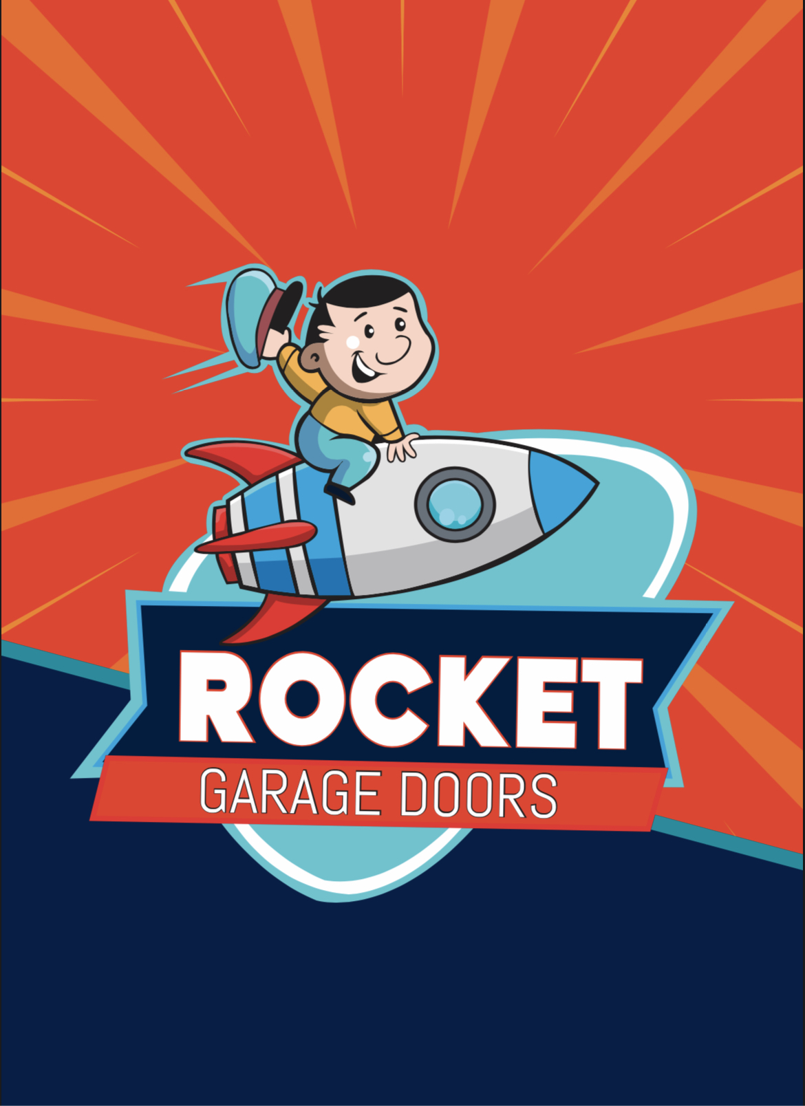 Logo for Rocket Garage Doors