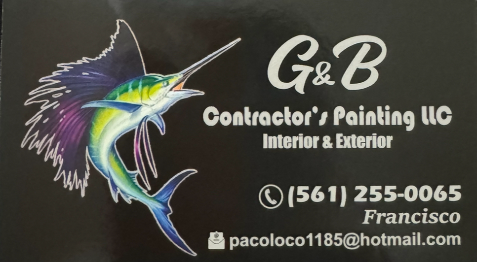 Logo for G & B Contractor's Painting, LLC