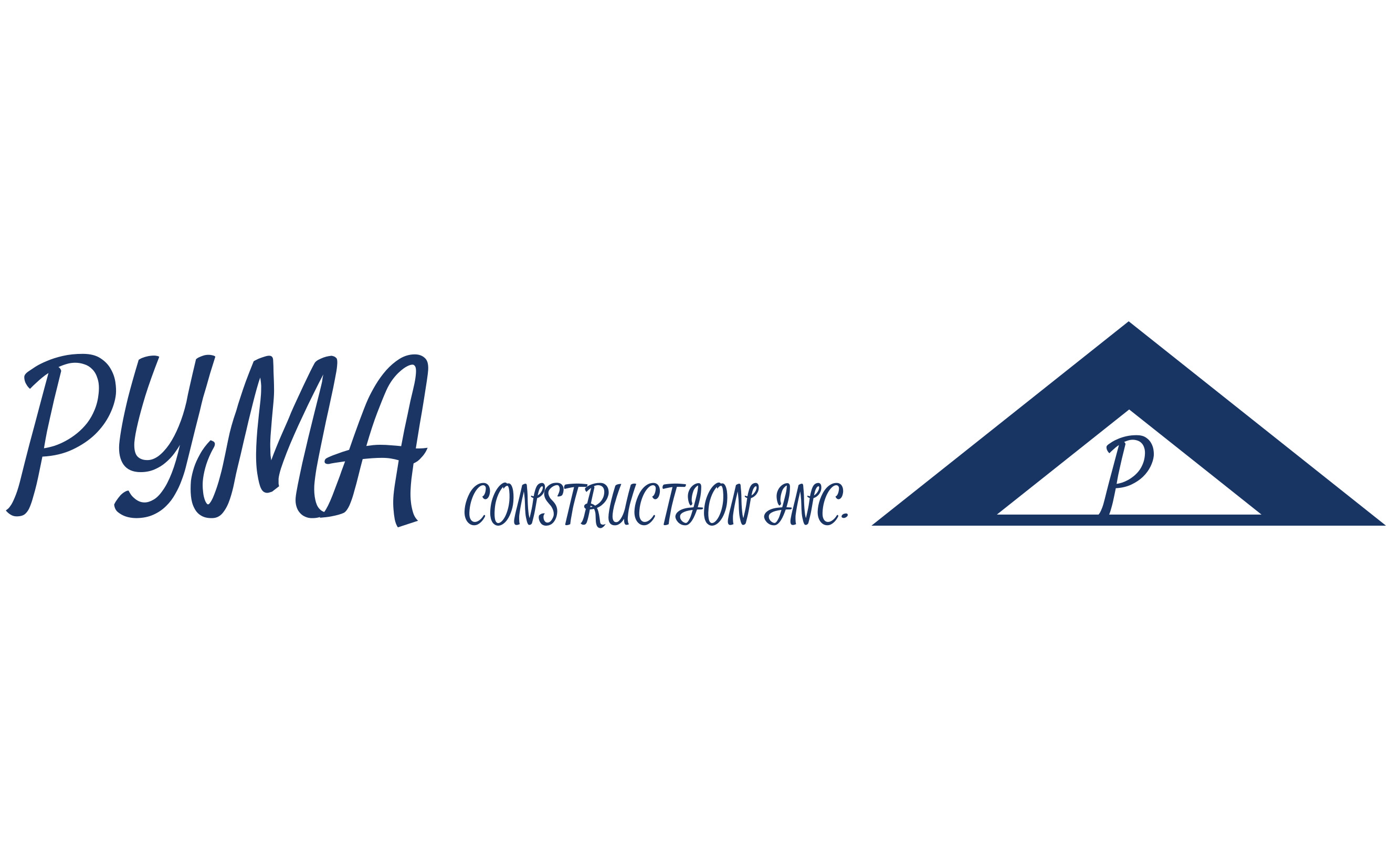 Logo for PYMA Construction