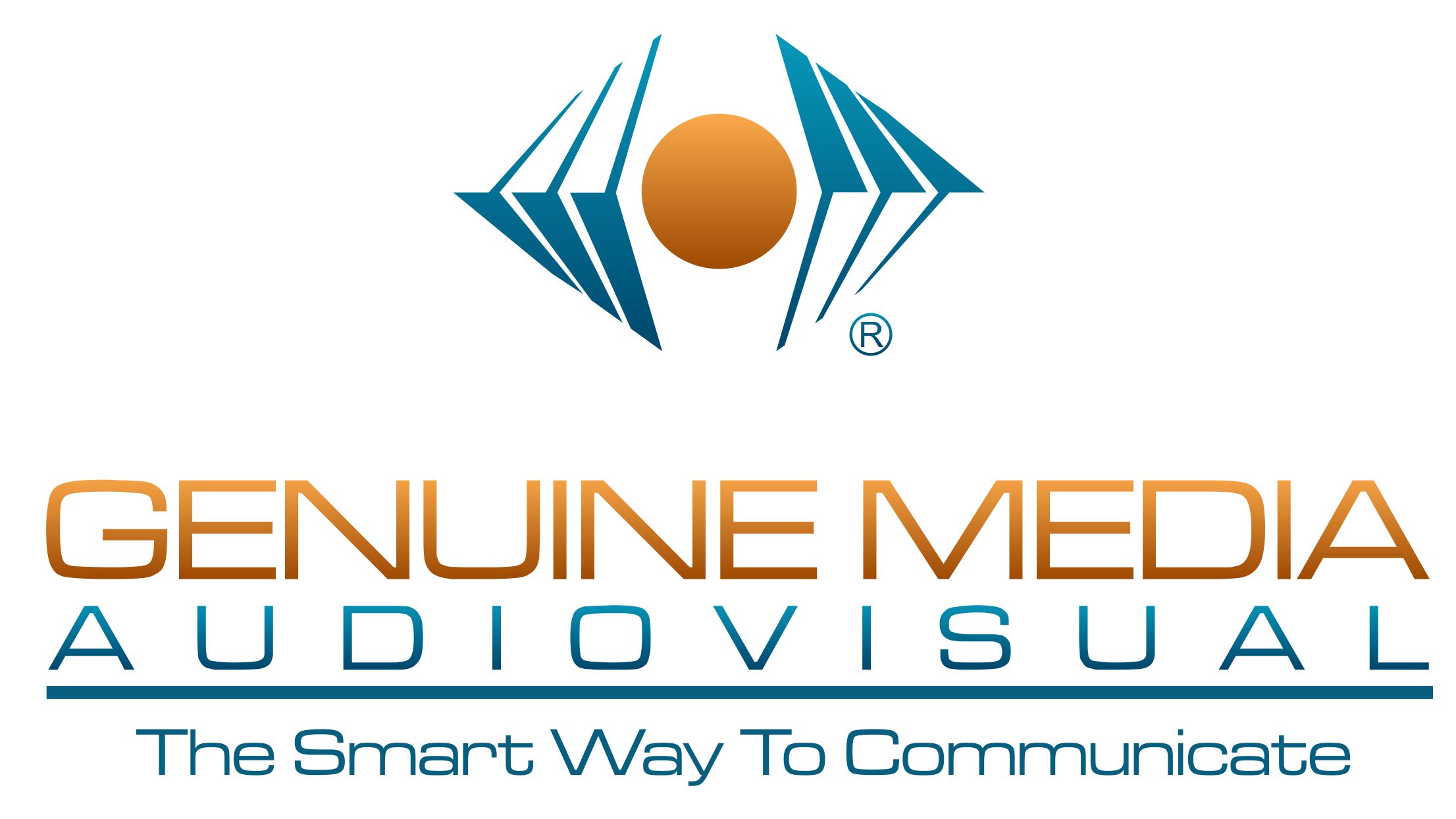 Genuine Media Audiovisual logo