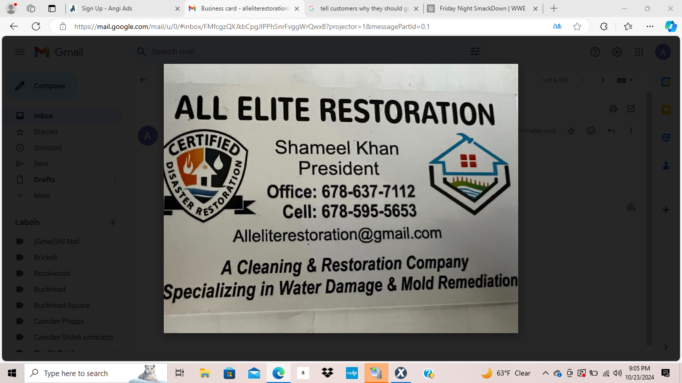 Avatar for All Elite Restoration LLC