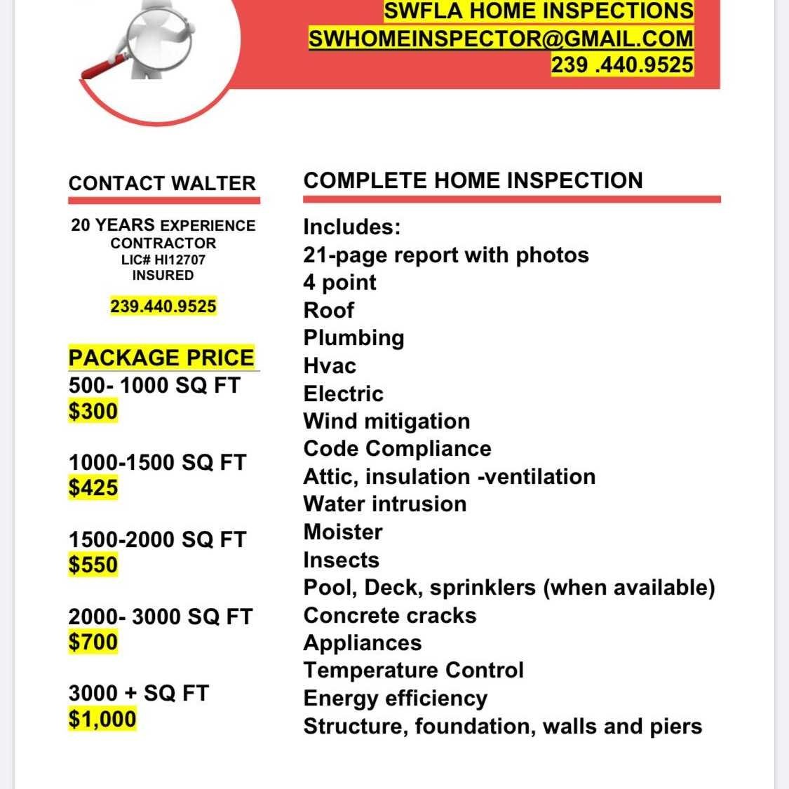 Avatar for SWFLA Home Inspections Inc.