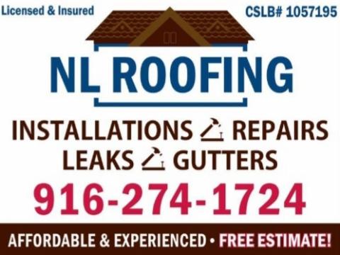 N L Roofing logo