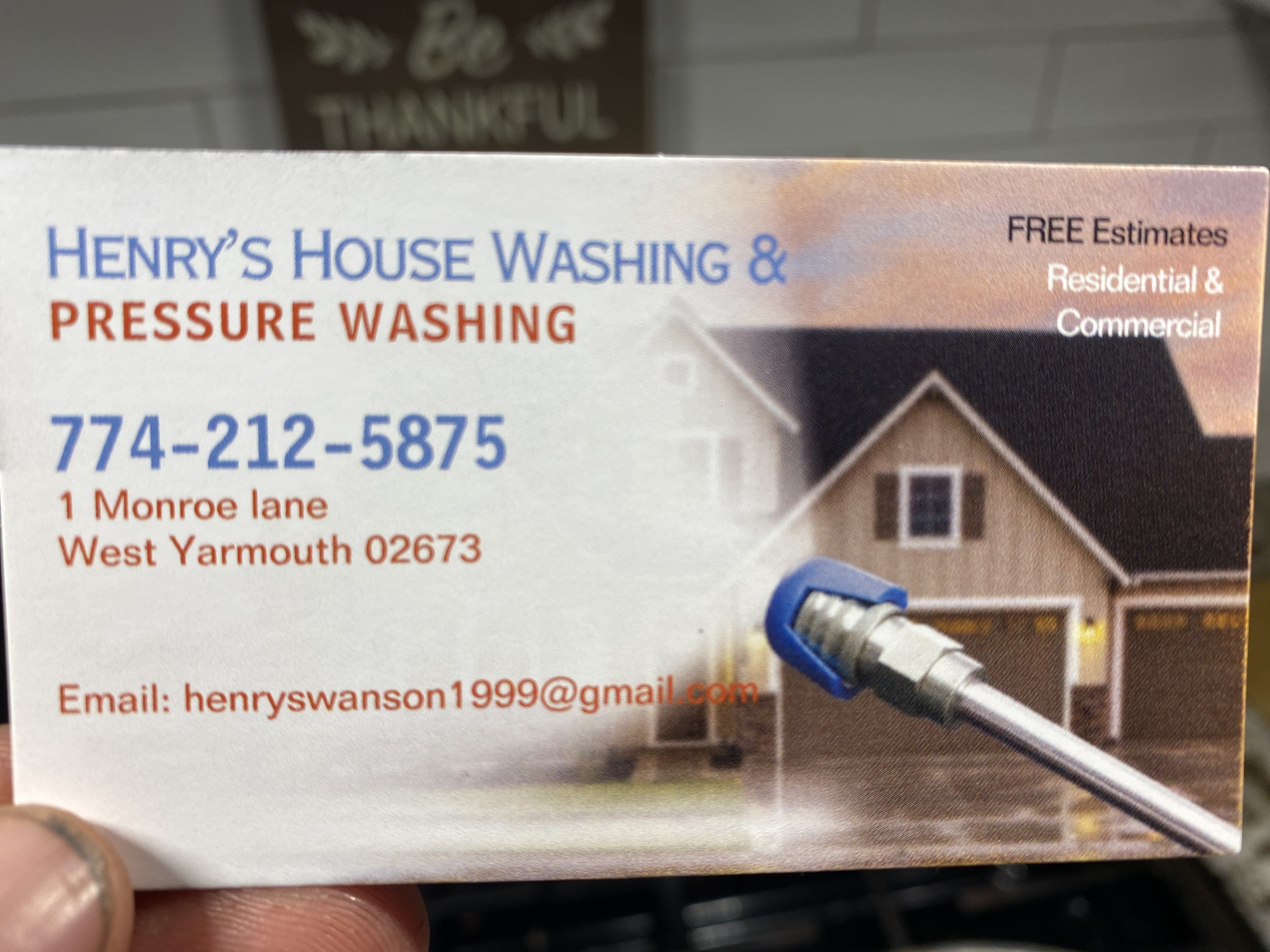 Henry's Pressure Washing And Exterior Clean logo