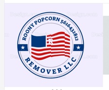 Logo for Roony Popcorn Removal LLC