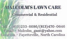 Avatar for Malcolms Lawn Service