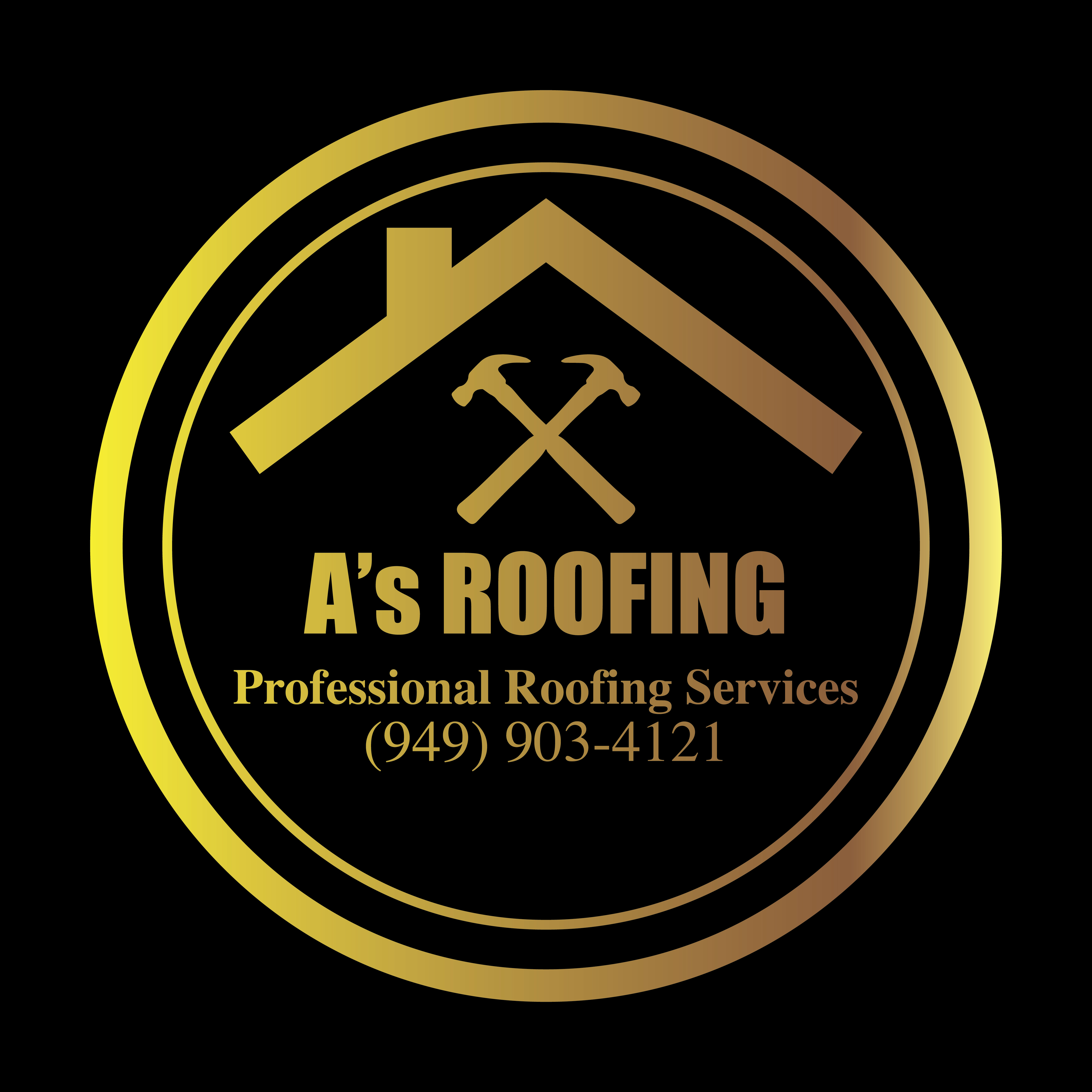 A's Roofing logo