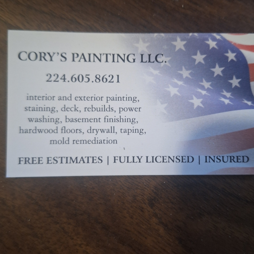 CORY'S PAINTING logo
