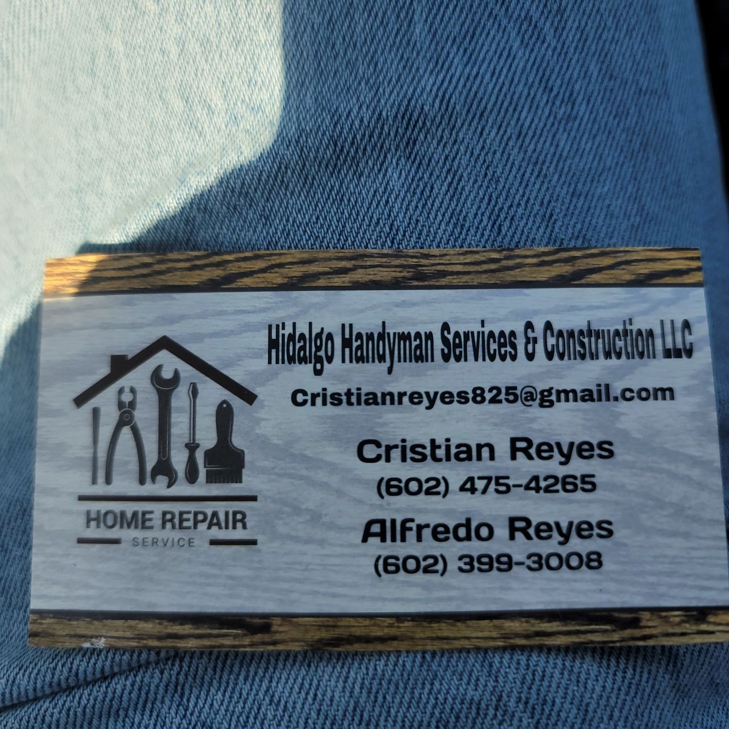 Logo for Hidalgo Handyman Services and Construction
