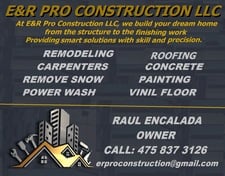 Logo for E&R Pro Construction LLC