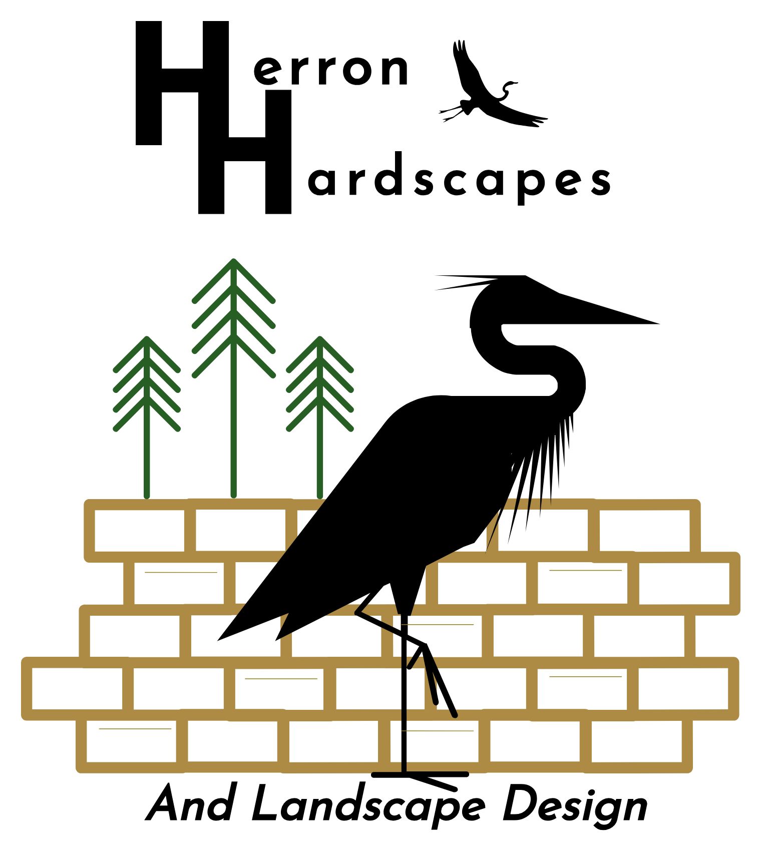 Logo for Herron Hardscapes and Landscape Design