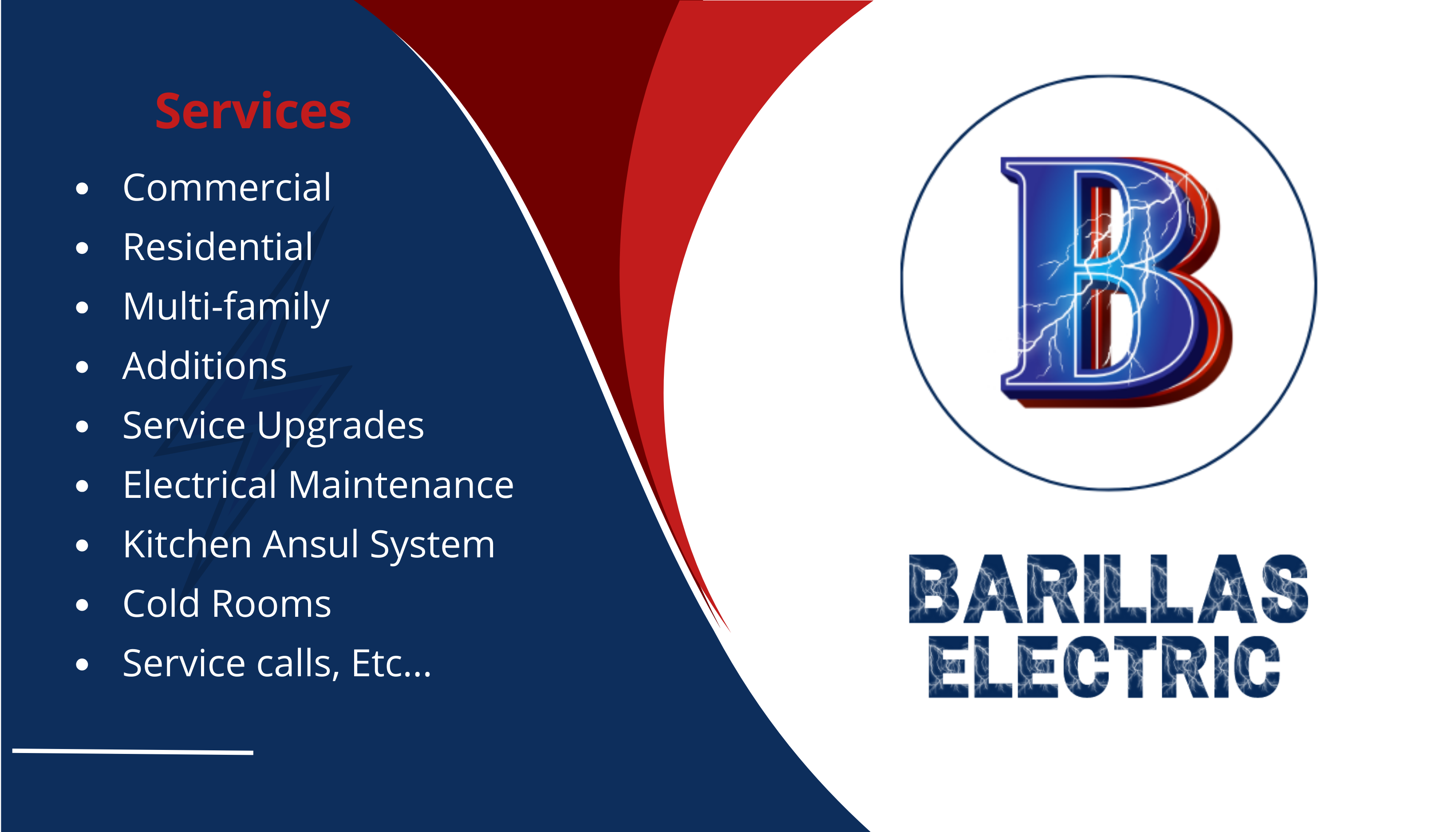 Logo for Barillas Electric