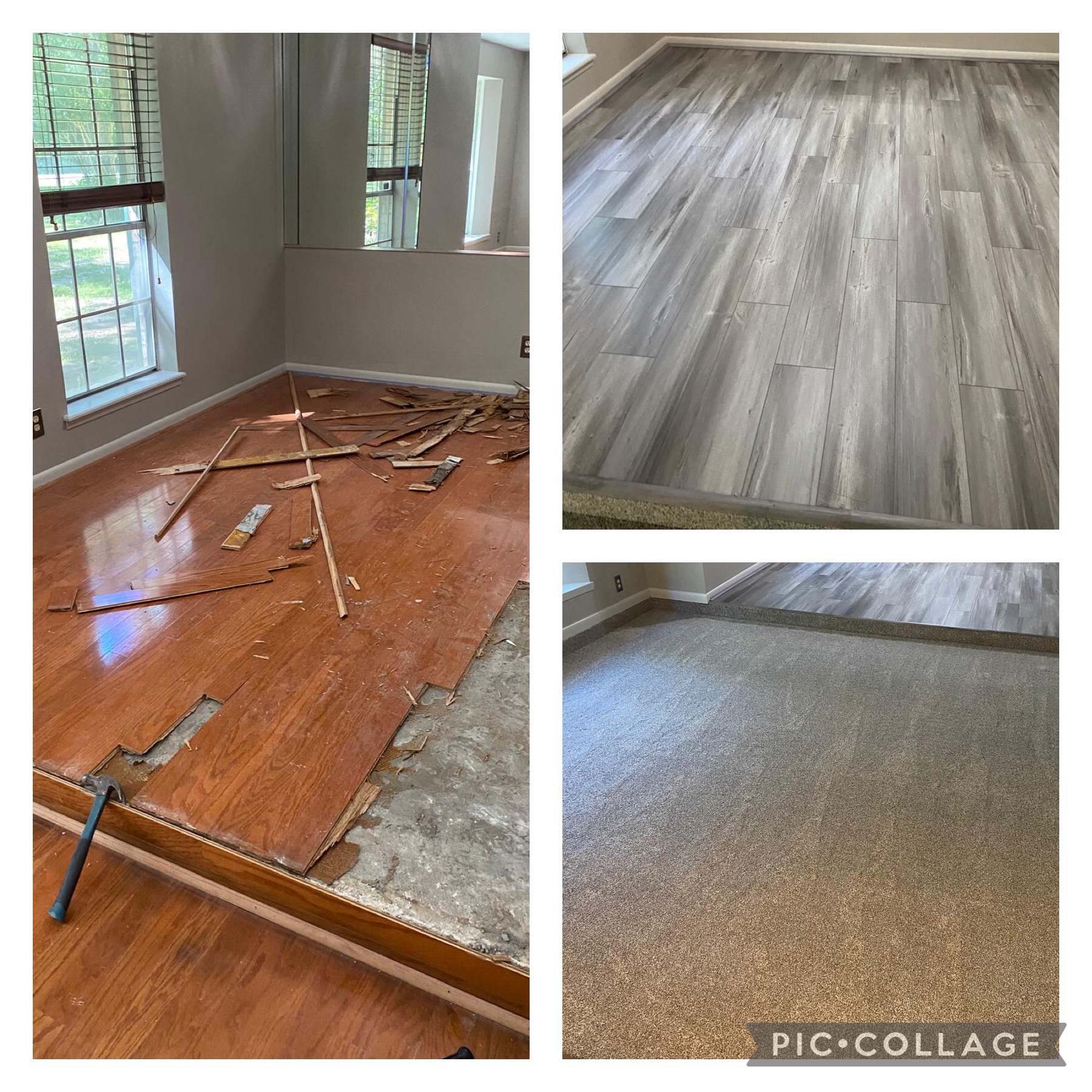 Logo for E.C flooring