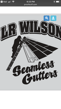 Logo for L.R. Wilson Seamless Gutters, Inc.