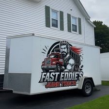 Logo for Fast Eddies Junk Truck