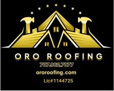 Logo for ORO ROOFING