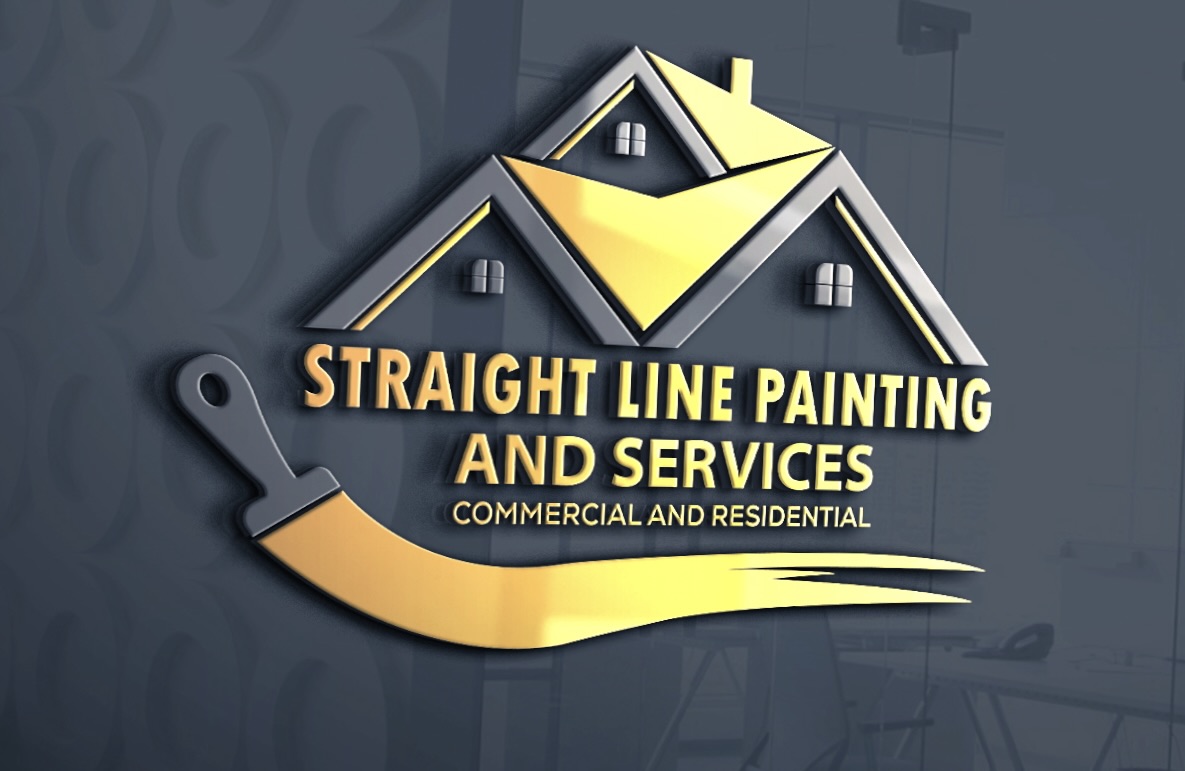 Straight line painting and services  logo