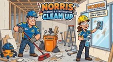Norris Cleaning and Construction Clean Up logo