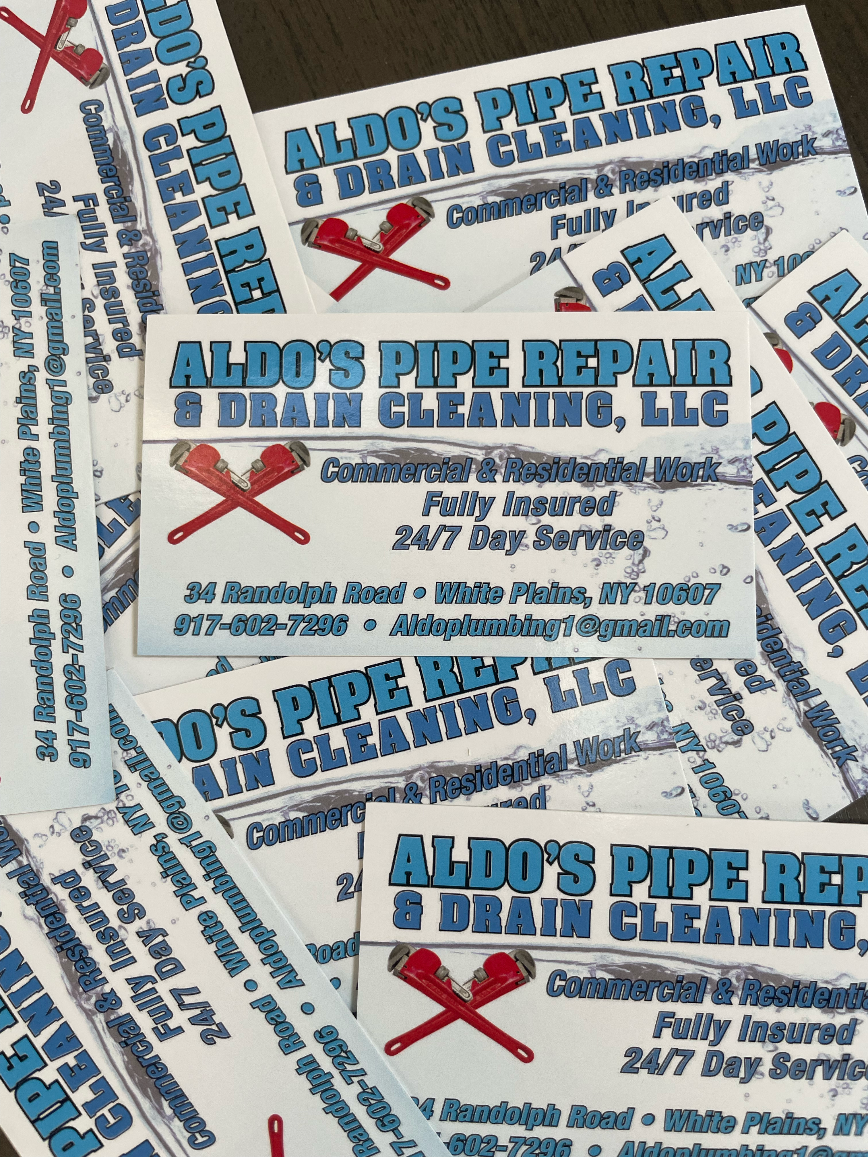 Logo for Aldos plumbing