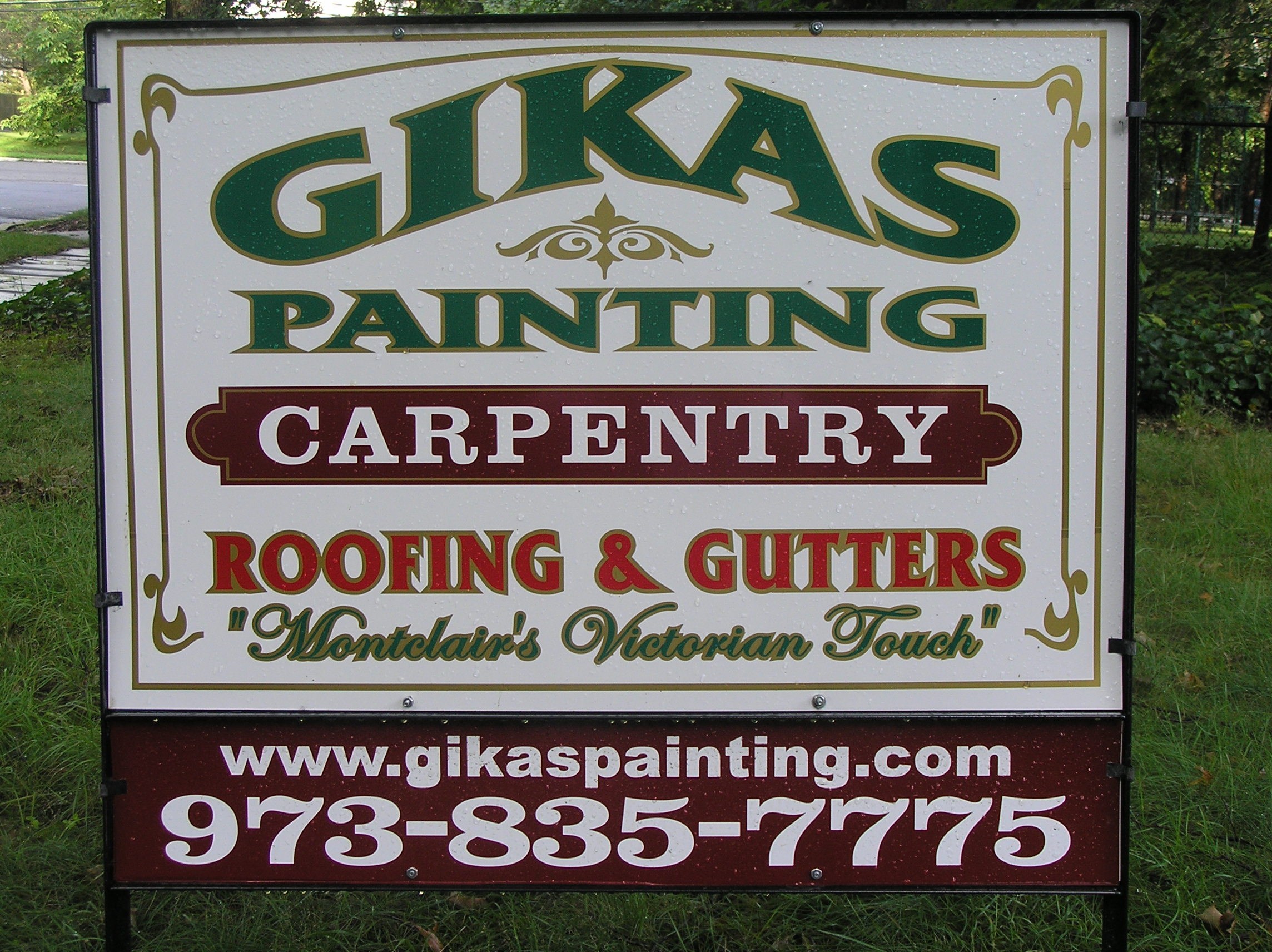 Logo for Gikas Painting, Roofing and Restoration