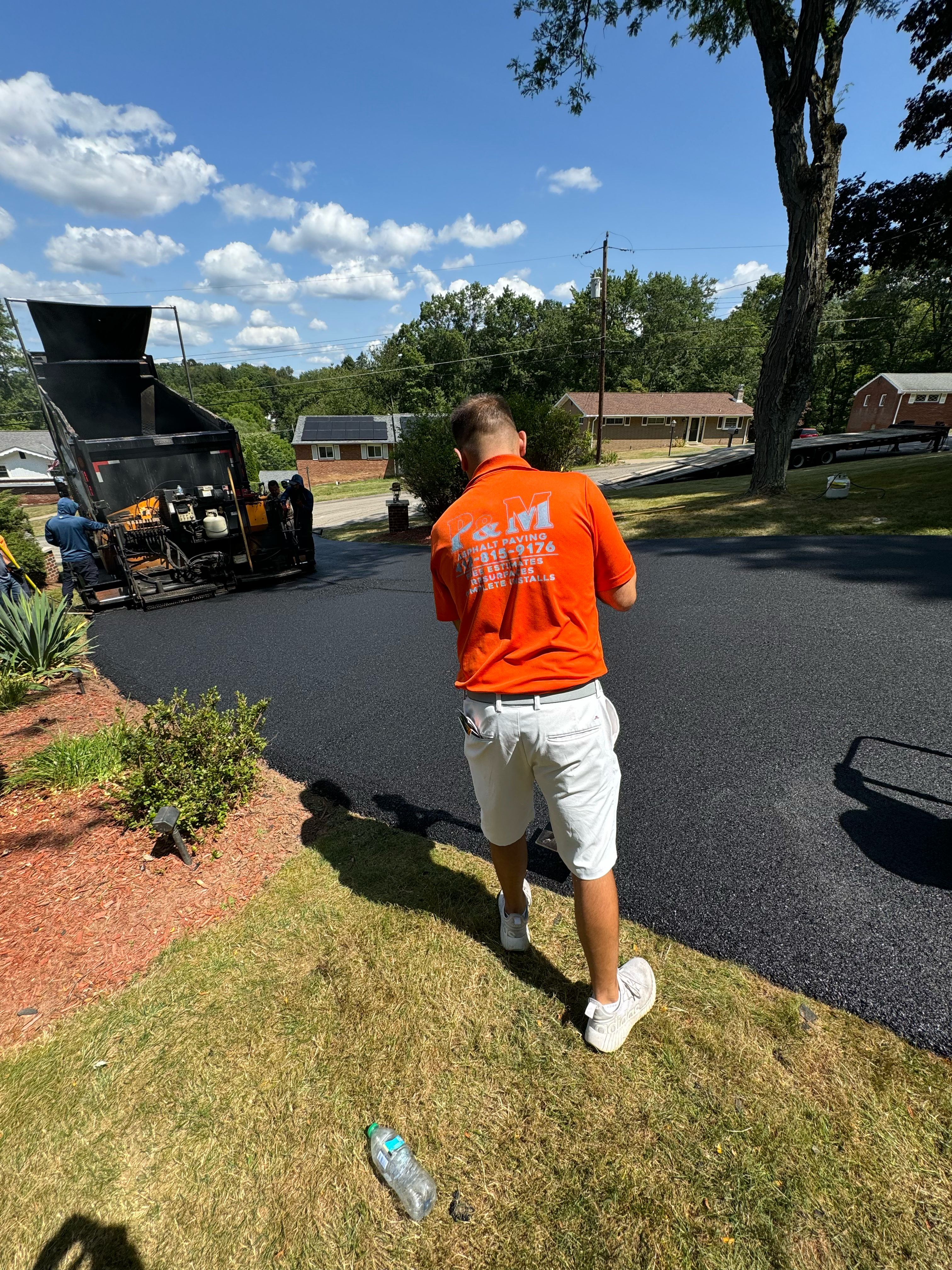 Logo for P&M Asphalt Paving