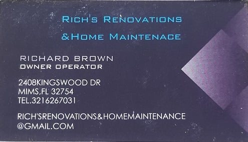 Avatar for Rich's Renovations & home maintenance