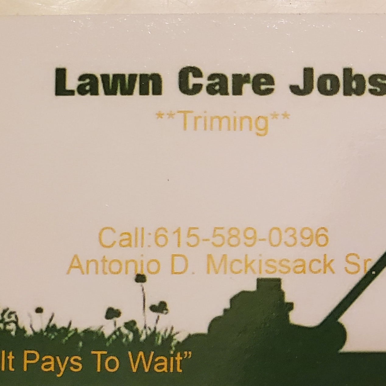 Avatar for McKissack & McKissack Lawn Care