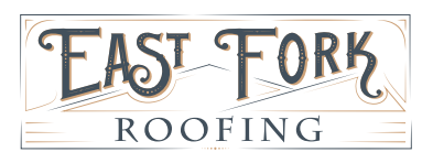 Logo for East Fork Roofing