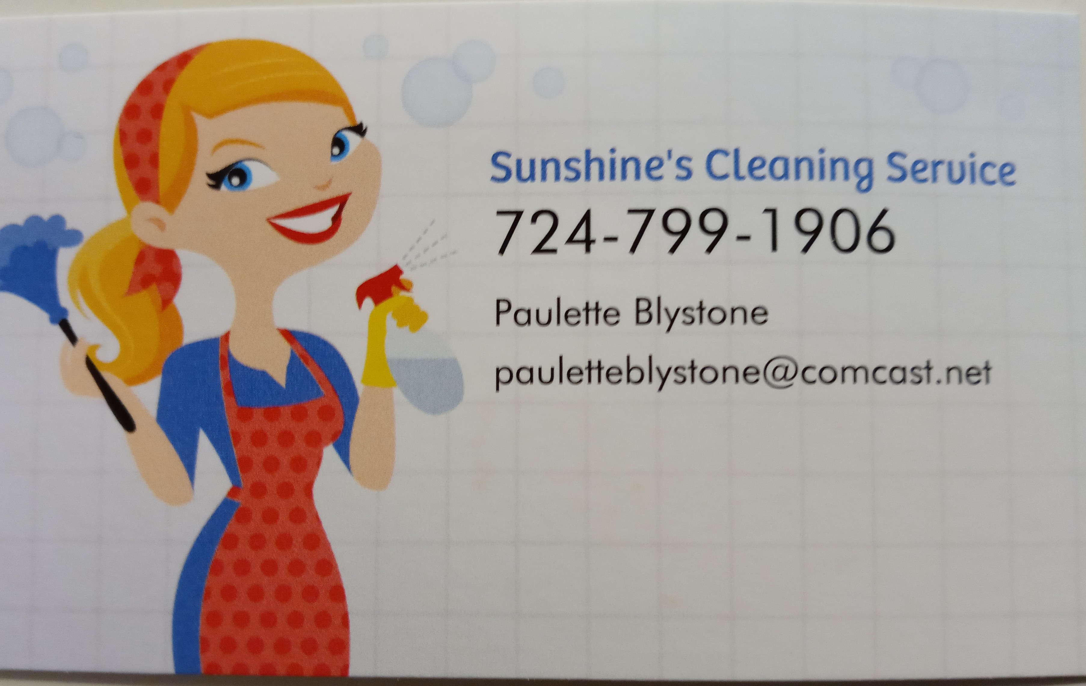 Logo for Sunshine's Cleaning Service