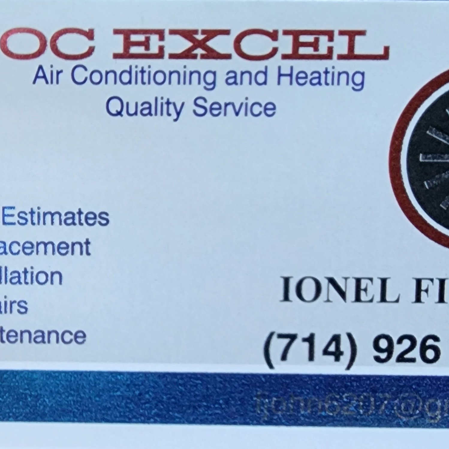 OC Excel Air Conditioning & Heating logo