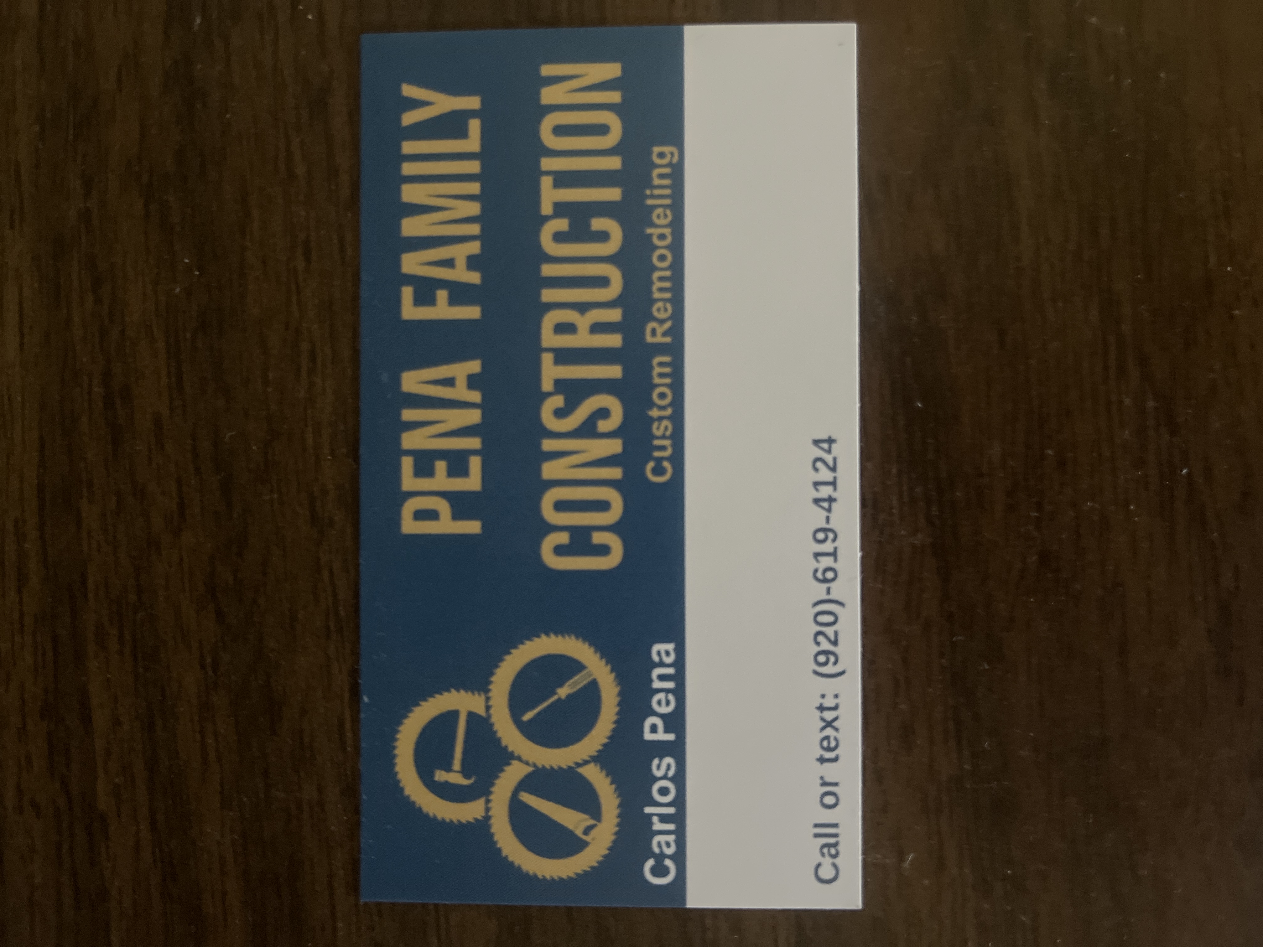 Logo for Peña Renovations LLC