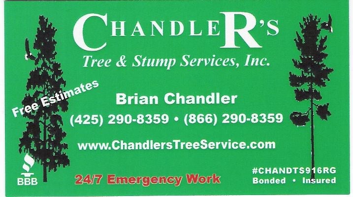 Avatar for Chandler's Tree & Stump Service Inc