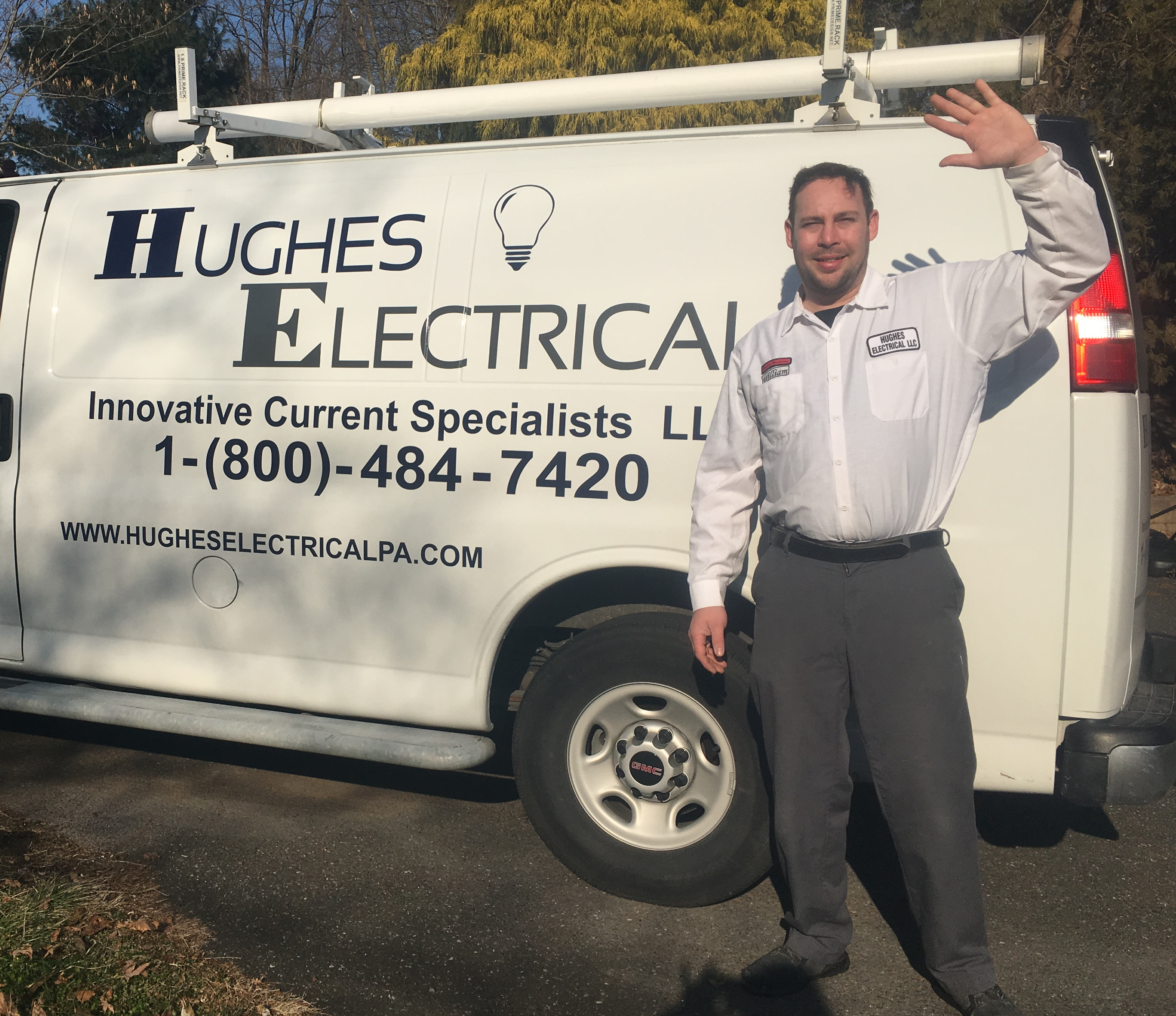 Logo for Hughes Electrical Innovative Current Specialists