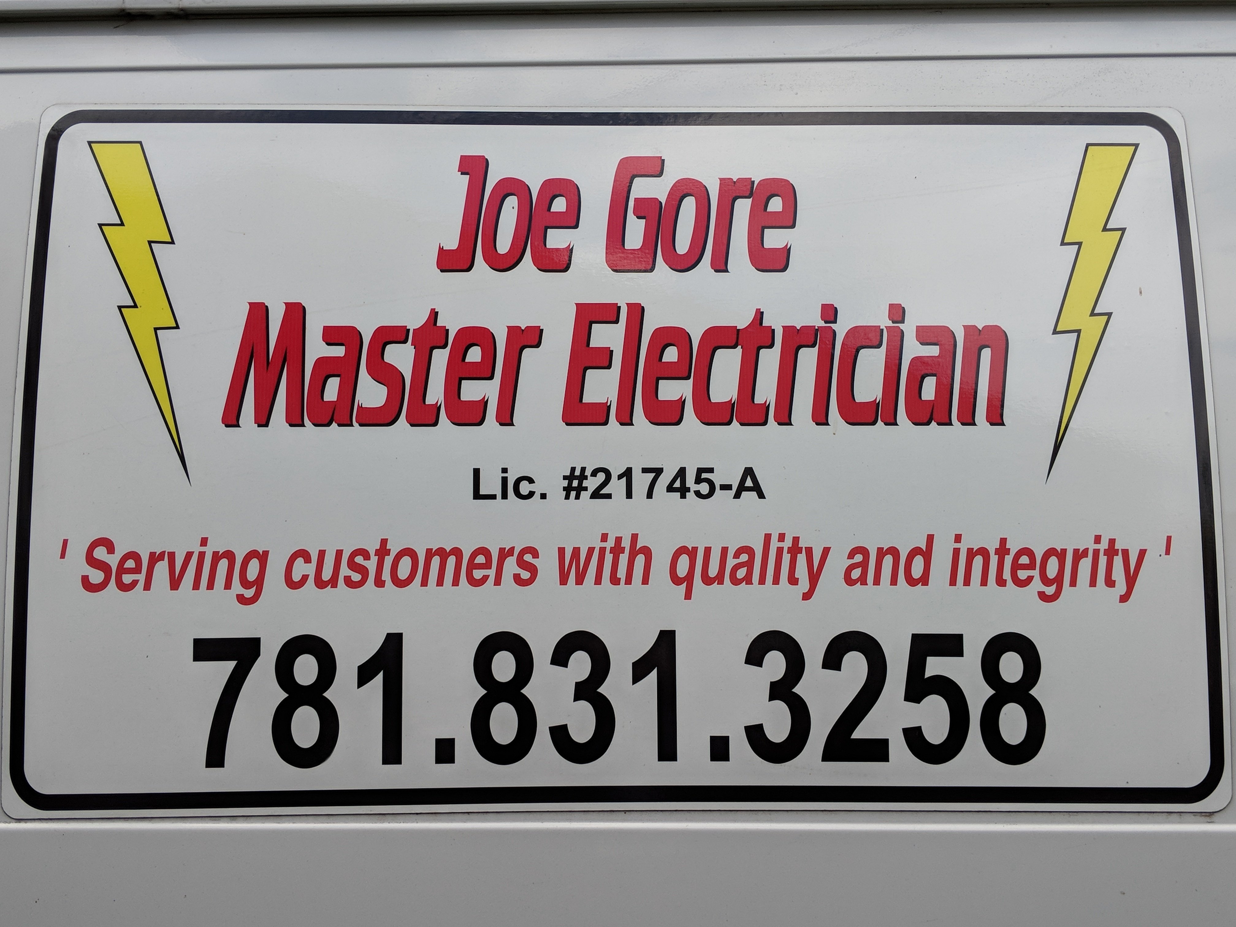 Avatar for Joe Gore Master Electrician
