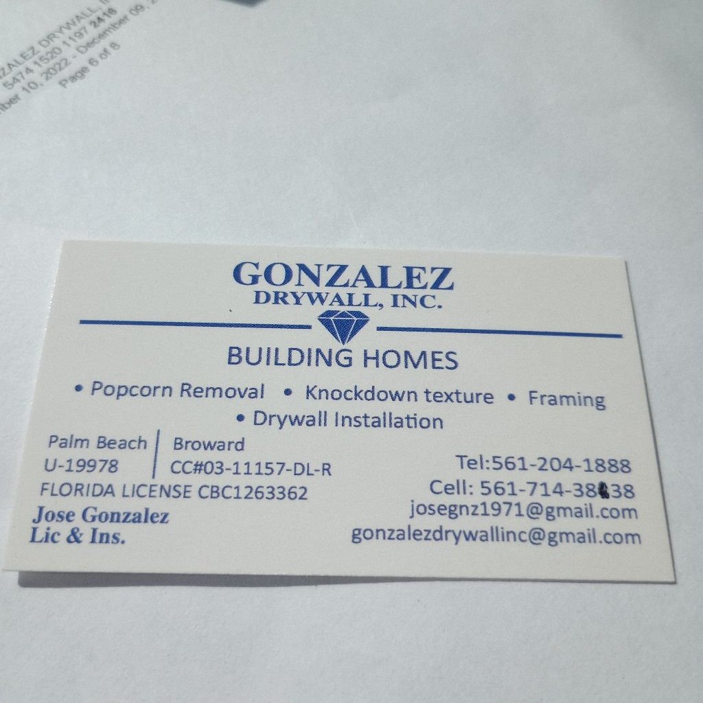 Avatar for GONZALEZ DRYWALL INC