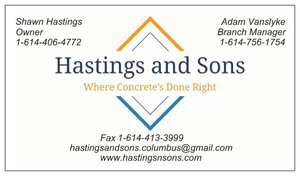 Logo for Hastings and Sons Concrete