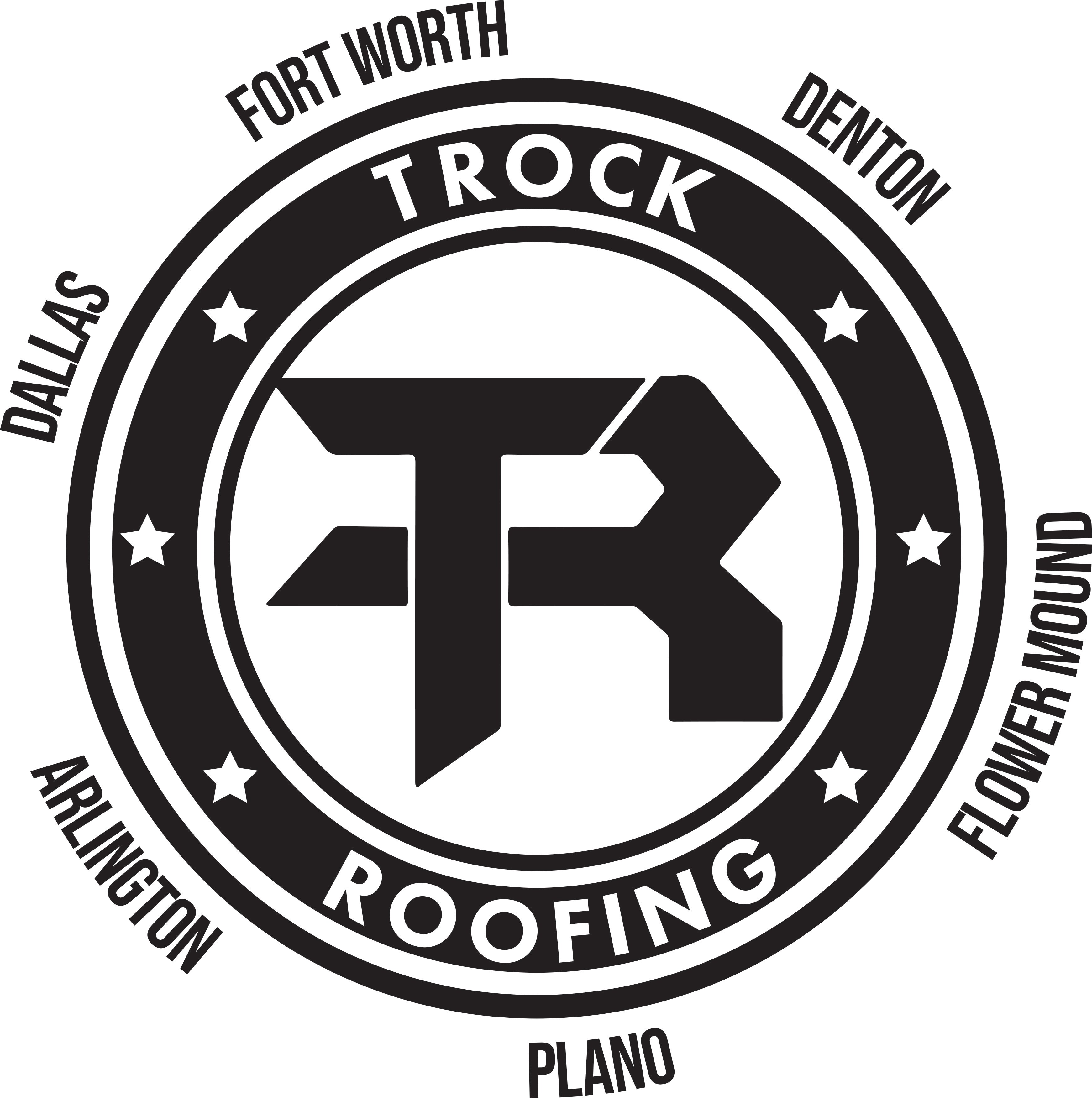 Logo for T Rock Roofing & Construction