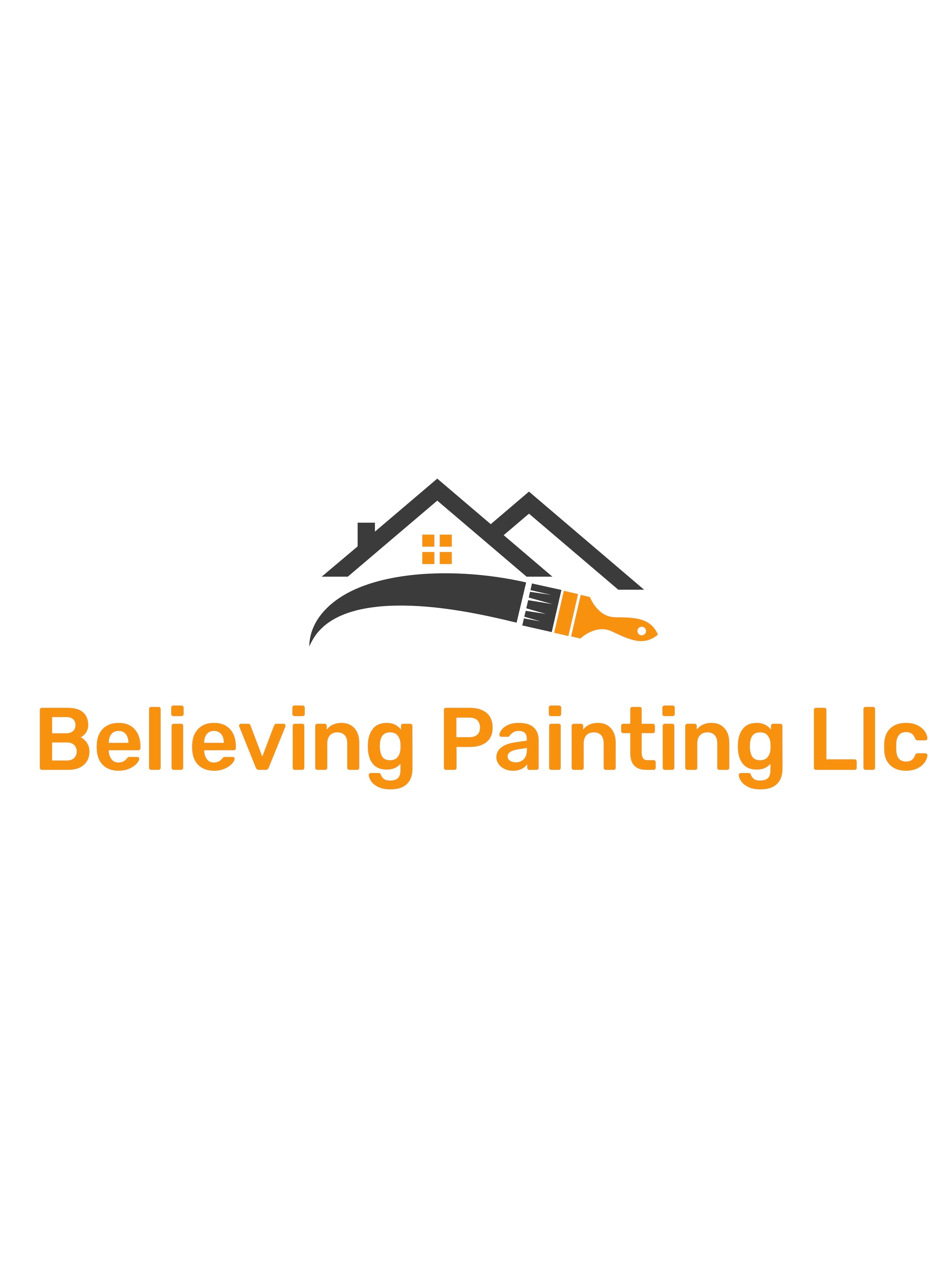 Logo for Believing painting