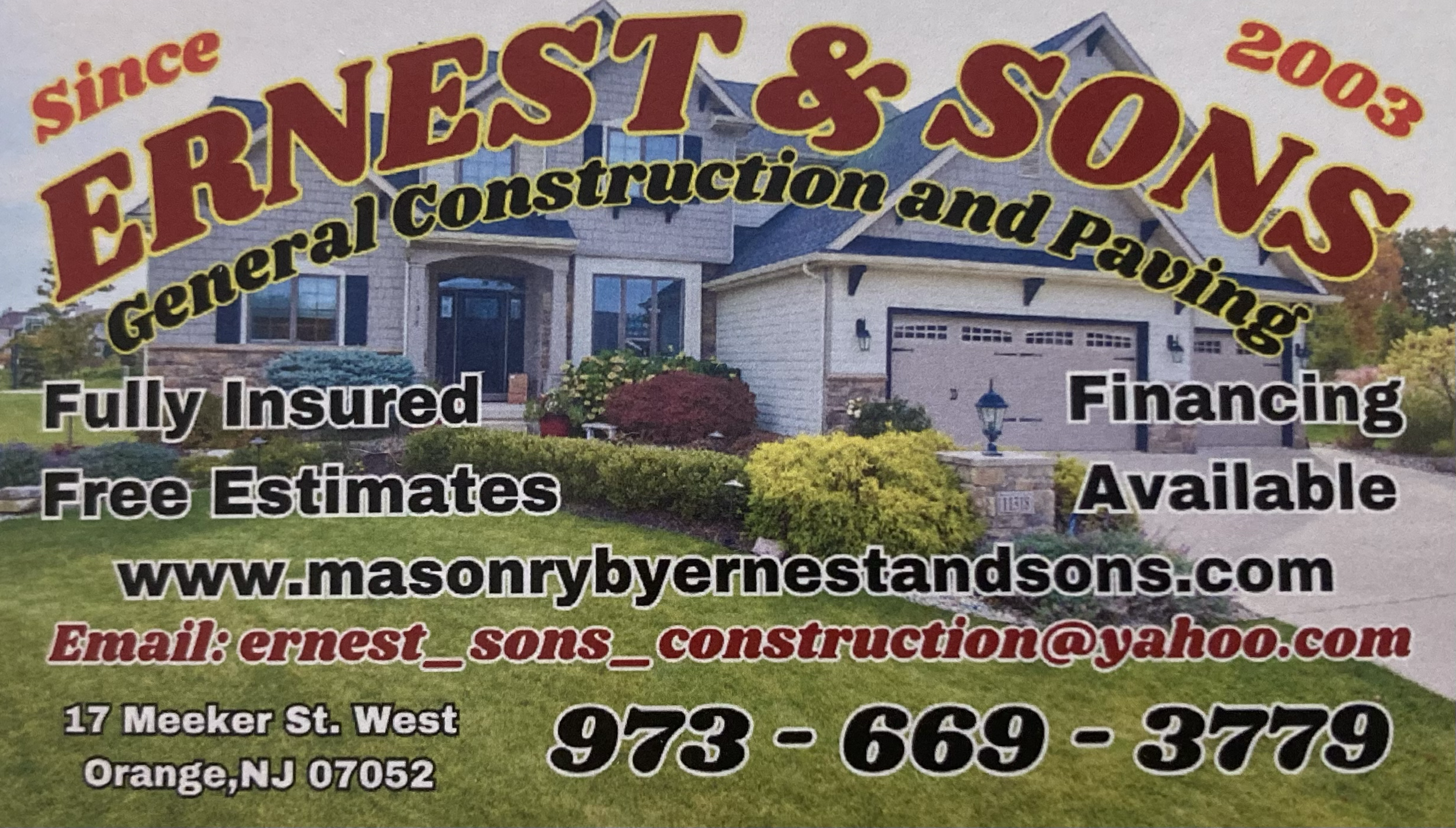 Avatar for Ernest and Sons General Construction