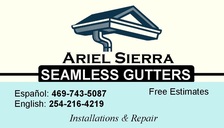 Avatar for Ariel Sierra Seamless Gutters