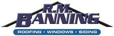 Logo for R M Banning Roofing